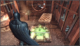 Head to eastern edge of the Steel Mill and start carefully jumping onto the lower ledges #1 - Batman trophies (01-08) - Industrial District - Batman: Arkham City - Game Guide and Walkthrough