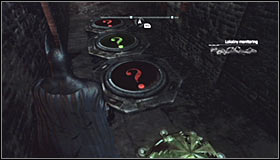 After reaching the destination you should note that the Trophy is in a cage #1 and there are three pressure plates around it - Batman trophies (26-37) - Industrial District - Batman: Arkham City - Game Guide and Walkthrough