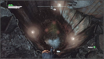 The eastern entrance is in the Industrial District and it's a large hole into which you can jump (screen above) - Location info & maps - Subway - Batman: Arkham City - Game Guide and Walkthrough
