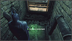 You can't approach this from the north, as you would come across a locked gate - Batman trophies (01-11) - Subway - Batman: Arkham City - Game Guide and Walkthrough