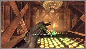 Perform a slide at the proper moment #1 and note that you will have to grab the Trophy during it #2 - Batman trophies (01-15) - Steel Mill - Batman: Arkham City - Game Guide and Walkthrough