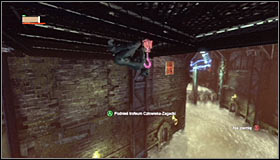 Now use the Ceiling Climb skill by pressing the right trigger - Catwoman trophies - Steel Mill - Batman: Arkham City - Game Guide and Walkthrough