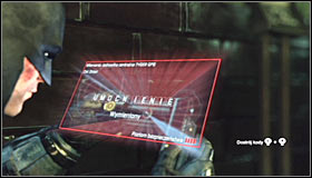 Approach the Trophy from the north, using one of the barrow balconies to reach a locked door - Batman trophies (01-12) - Wonder City - Batman: Arkham City - Game Guide and Walkthrough