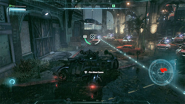 There are more tanks in front of the film studio. - Destroy the squadron of drone tanks - Main story - Batman: Arkham Knight - Game Guide and Walkthrough