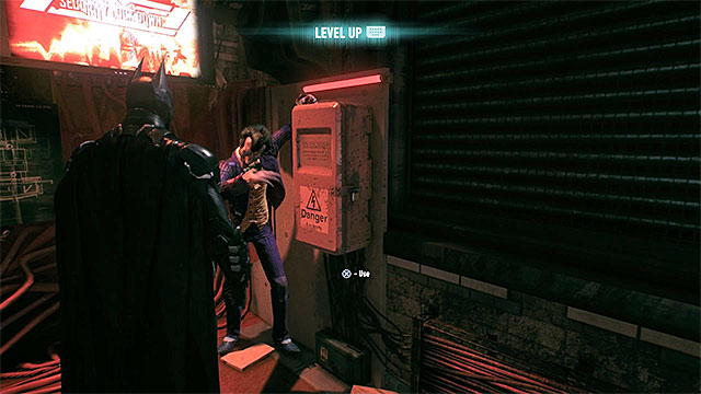 Use the fuse box to take control over the Batmobile. - Neutralize the Brutes - Main story - Batman: Arkham Knight - Game Guide and Walkthrough