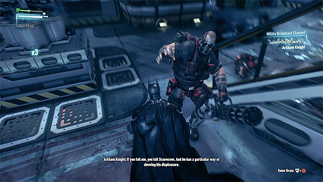 While fighting the elite enemy press the counter button in the correct moments - Find Scarecrow onboard the second airship - Main story - Batman: Arkham Knight - Game Guide and Walkthrough