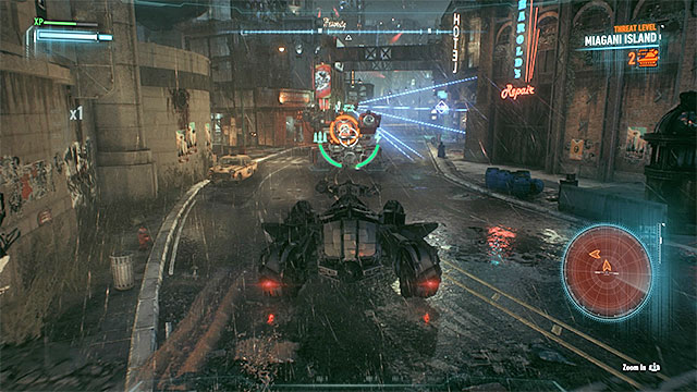Carefully aim at the Cobra tanks one by one, so not to get spotted - Take Ivy to the Botanical Gardens - Main story - Batman: Arkham Knight - Game Guide and Walkthrough