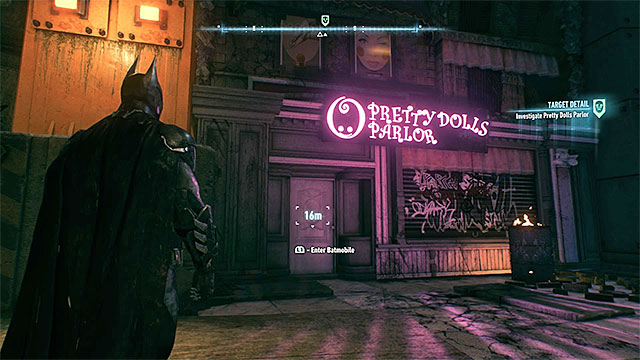 Entrance to the parlor - The Perfect Crime - Side missions (Most Wanted) - Batman: Arkham Knight - Game Guide and Walkthrough