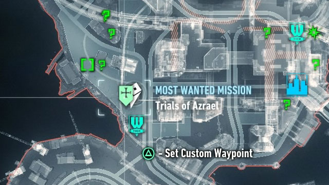 You must find the places where you participate in further trials on your own, by finding burning bat marks on rooftops - Heir to the Cowl - Side missions (Most Wanted) - Batman: Arkham Knight - Game Guide and Walkthrough