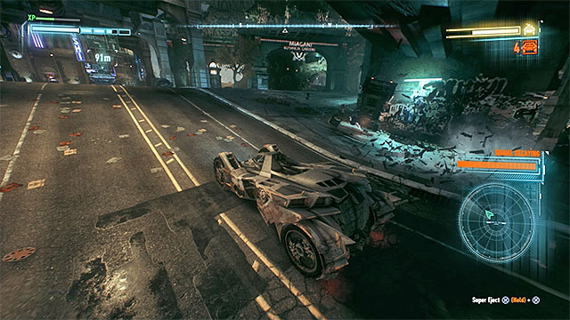 It is a good idea to push the smaller vehicles off the road - Armored and Dangerous - Side missions (Most Wanted) - Batman: Arkham Knight - Game Guide and Walkthrough