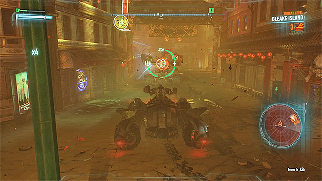 Plan your attacks on Cobra tanks carefully so that you wont get caught by other enemies - Arkham Knight - second encounter (Cloudburst tank battle) - Boss fights - Batman: Arkham Knight - Game Guide and Walkthrough