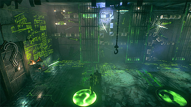 Move as Catwoman and (after the orb makes it through the tunnel) move Batman onto the left plate - Sixth Riddler trial - Riddlers Revenge - Batman: Arkham Knight - Game Guide and Walkthrough