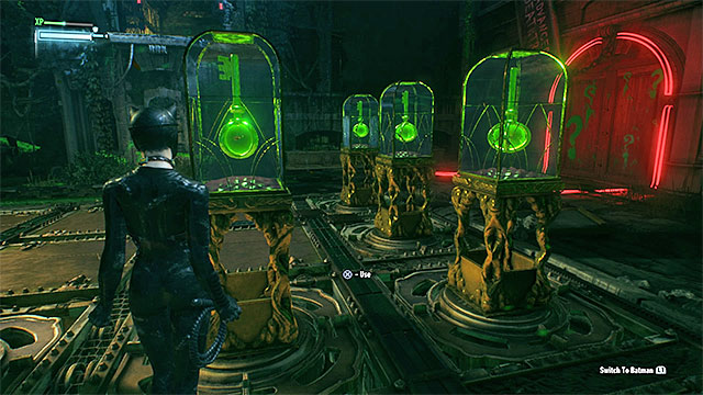 The attempt to return to the batmobile activates two turrets in the neighboring tunnel - Seventh Riddler trial - Riddlers Revenge - Batman: Arkham Knight - Game Guide and Walkthrough