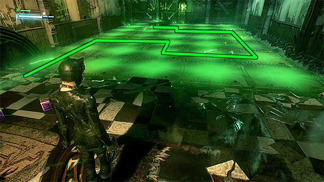 To solve the main puzzle, you need to keep switching between Batman and Catwoman on a regular basis - Eighth Riddler trial - Riddlers Revenge - Batman: Arkham Knight - Game Guide and Walkthrough