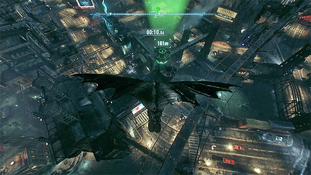 Use the afterburner and in the final phase catapult from the Batmobile - Riddler trophies on Bleake Island (19-36) - Collectibles - Bleake Island - Batman: Arkham Knight - Game Guide and Walkthrough
