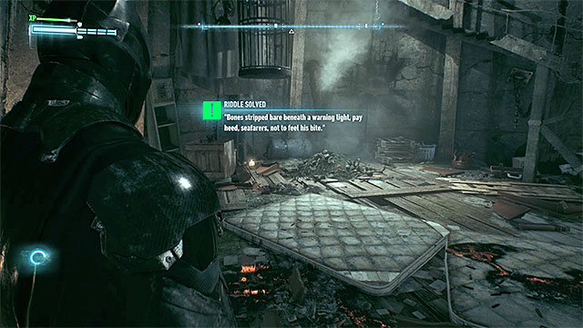 Photograph the human remains in the lighthouse - Riddles on Bleake Island - Collectibles - Bleake Island - Batman: Arkham Knight - Game Guide and Walkthrough
