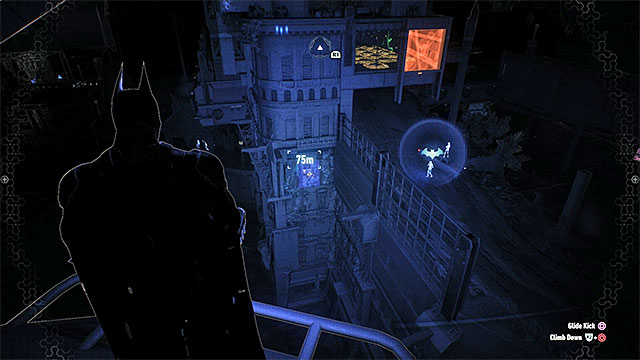 You must hit the weakened wall - Riddler trophies on Founders Island (1-16) - Collectibles - Founders Island - Batman: Arkham Knight - Game Guide and Walkthrough