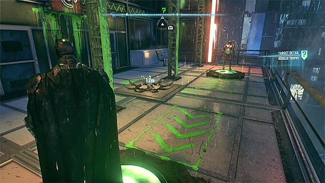 Batman and the robot must stand on different pressure plates - Riddler trophies on Founders Island (1-16) - Collectibles - Founders Island - Batman: Arkham Knight - Game Guide and Walkthrough