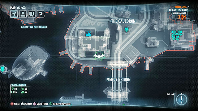 Required gadgets: Batmobile, winch, grappling hook - Riddler trophies on Founders Island (17-33) - Collectibles - Founders Island - Batman: Arkham Knight - Game Guide and Walkthrough