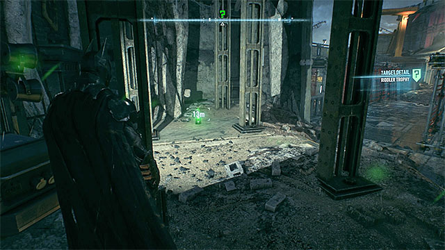 The place where you will find the trophy - Riddler trophies on Founders Island (17-33) - Collectibles - Founders Island - Batman: Arkham Knight - Game Guide and Walkthrough