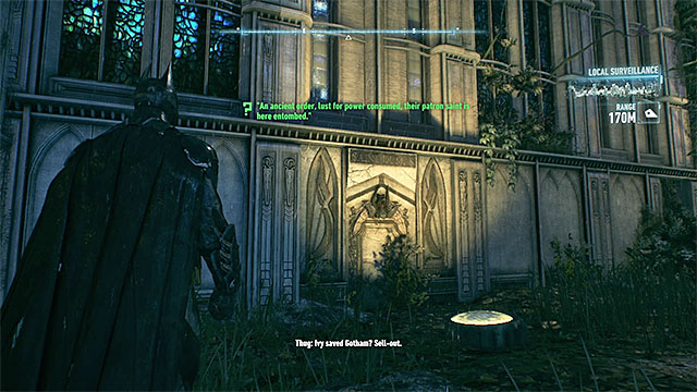 Examine all walls of the church - Riddles on Founders Island - Collectibles - Founders Island - Batman: Arkham Knight - Game Guide and Walkthrough