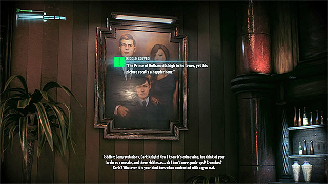 Find the painting of Waynes family - Riddles on Miagani Island - Collectibles - Miagani Island - Batman: Arkham Knight - Game Guide and Walkthrough