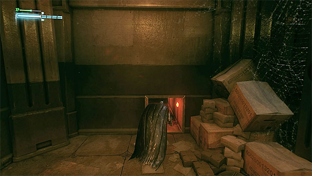 Use the openings and ventilation shafts to get to the side rooms - Breakable objects in the Panessa Studios - Collectibles - Pannesa Film Studios - Batman: Arkham Knight - Game Guide and Walkthrough