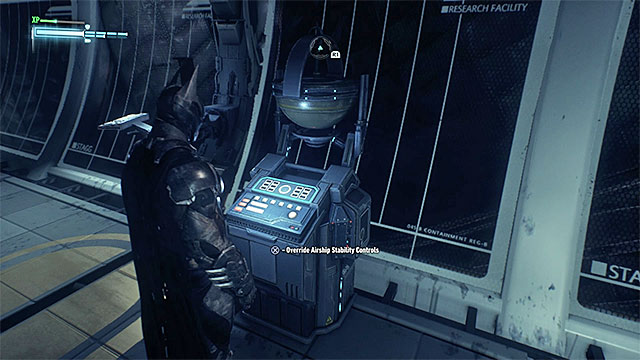 In the case of the cargo compartment of the Alpha airship, the most difficult part is the fact that Batman may initially not be able to control the stabilizers of the airship, in order to roll it - Hints on the exploration of the Alpha airship - Collectibles - Stagg Airships - Batman: Arkham Knight - Game Guide and Walkthrough
