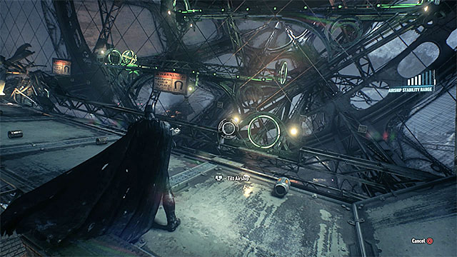 Tilt the airship to the sides, thanks to which the orb, with the trophy inside, will roll - Riddler trophies in the Stagg Airships (1-10) - Collectibles - Stagg Airships - Batman: Arkham Knight - Game Guide and Walkthrough