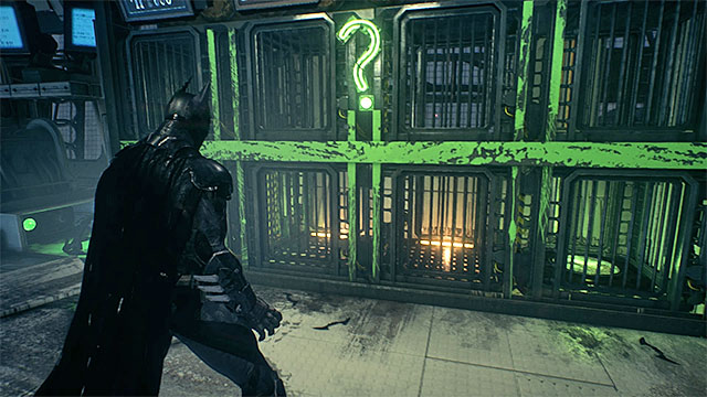Use the fact that the monkey follows Batman (if only it does not run into any obstacles) - Riddler trophies in the Stagg Airships (11-21) - Collectibles - Stagg Airships - Batman: Arkham Knight - Game Guide and Walkthrough