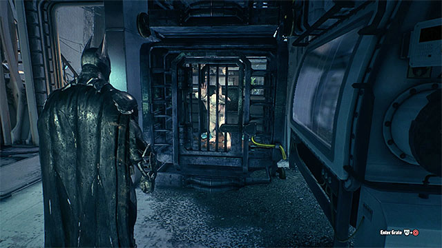 Photograph the albino in one of the cages - Riddles in the Stagg Airships - Collectibles - Stagg Airships - Batman: Arkham Knight - Game Guide and Walkthrough