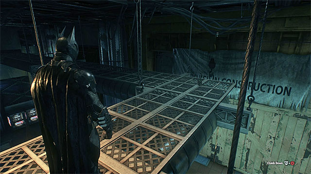 Check the ceiling - Riddler trophies in the Subway - Collectibles - Subway Under Construction - Batman: Arkham Knight - Game Guide and Walkthrough