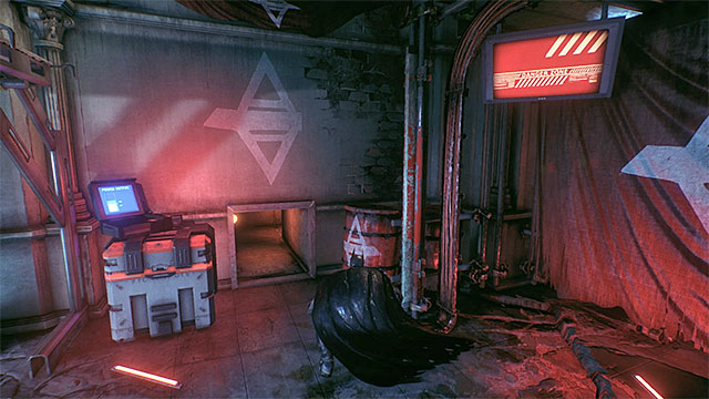 The venting shaft entrance - Riddler trophies in the Arkham Knight HQ (11-21) - Collectibles - Arkham Knight HQ - Batman: Arkham Knight - Game Guide and Walkthrough