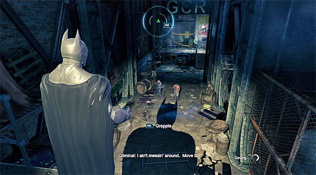 disappear from the gangsters sight by using the smoke pellet - Deactivate the jamming signal - Main storyline - Batman: Arkham Origins - Game Guide and Walkthrough