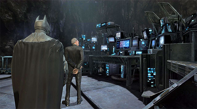 The Bat-computer - Use the batcomputer to analyze the memory card - Main storyline - Batman: Arkham Origins - Game Guide and Walkthrough