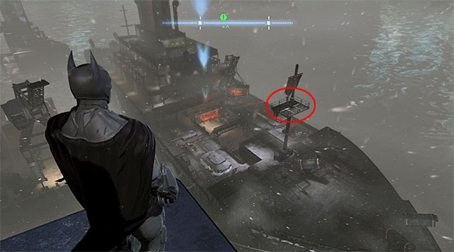 Penguins ship [Final Offer] is moored in the North-Eastern corner of the map, i - Gain access to the Final Offer - Main storyline - Batman: Arkham Origins - Game Guide and Walkthrough