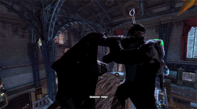 An important new element of this event is that, in the bank, you will meet an enemy using a disrupting device for the first time so, you will not be able to use the detective vision at first, to follow the actions of the other enemies - Apprehend the Joker - Main storyline - Batman: Arkham Origins - Game Guide and Walkthrough