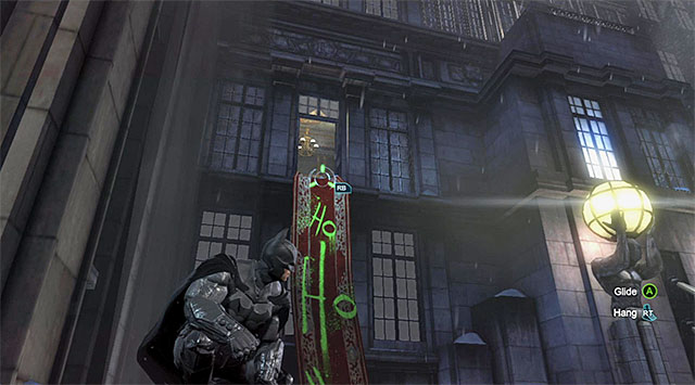 Use the hook to reach the window - Gain access to the penthouse - upper floors - Main storyline - Batman: Arkham Origins - Game Guide and Walkthrough