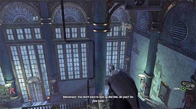 Do not remain atop the statues for too long because batman will start taking damage, and this will draw somebody's attention - Gain access to the penthouse - swimming pool - Main storyline - Batman: Arkham Origins - Game Guide and Walkthrough