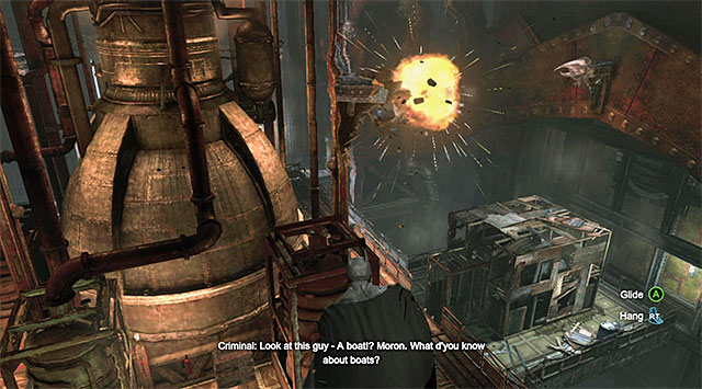 As you have probably figured out, before you can focus on disarming the bomb, it will turn out to be necessary to eliminate all of the bandits gathered around it - Locate Fireflys bombs - Main storyline - Batman: Arkham Origins - Game Guide and Walkthrough
