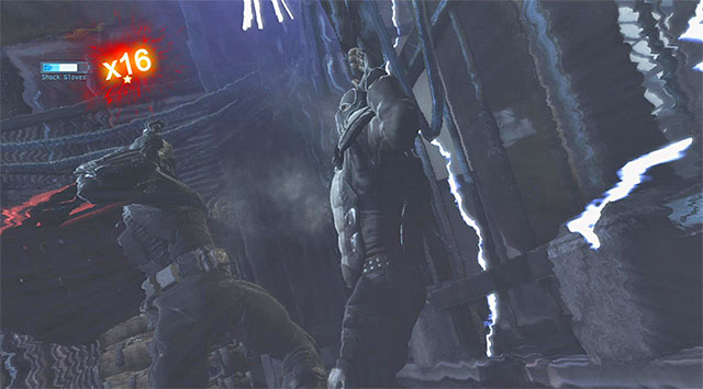 It is a good strategy to push the enemies off the platform's edge - Disarm the bomb at the south pillar - Main storyline - Batman: Arkham Origins - Game Guide and Walkthrough