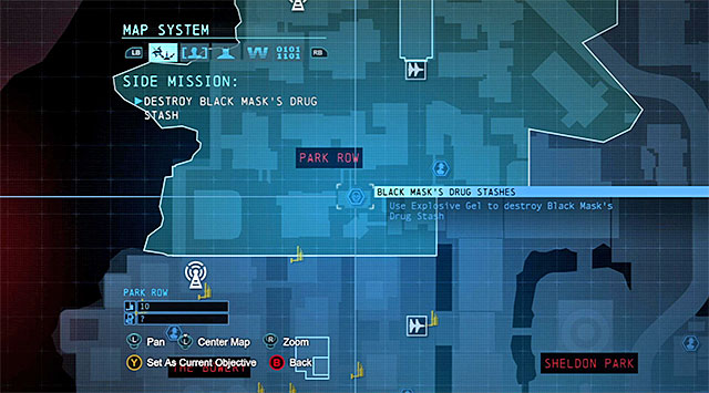 Location of the sixth stash - Black Mask - Most Wanted - Batman: Arkham Origins - Game Guide and Walkthrough