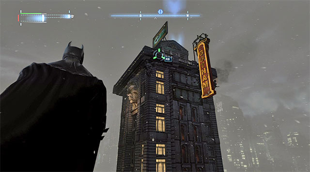 You start this investigation in the tall building (the above screenshots) located in the Western part of The Bowery - Case 1224-4: Helicopter Crash - Casefile Reports - Batman: Arkham Origins - Game Guide and Walkthrough