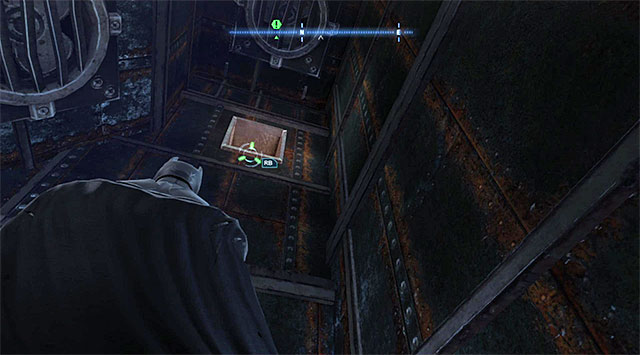 The venting shaft - The tower in the Burnley district - Comms Towers - Batman: Arkham Origins - Game Guide and Walkthrough
