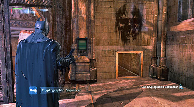 You visit the Church, among others, while completing the side mission connected with the Black Mask, but you can go there at any moment throughout the game - The best hidden datapacks - Extortion File 1 (Park Row) - Enigma Datapacks - Batman: Arkham Origins - Game Guide and Walkthrough