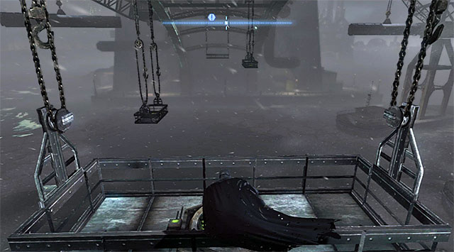 Reach the small balconies under the bridge and start on the one shown in the screenshot, which is located to the South-East of the collectible - The best hidden datapacks - Extortion File 11 (Gotham Pioneers Bridge) - Enigma Datapacks - Batman: Arkham Origins - Game Guide and Walkthrough