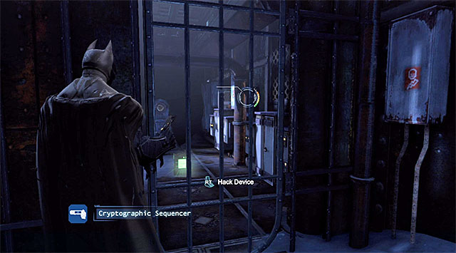 The collectible is in the Boiler Room Maintenance Corridor] between the lower part of the freight elevator shaft and the boiler room - The best hidden datapacks - Extortion File 12 (Gotham Pioneers Bridge) - Enigma Datapacks - Batman: Arkham Origins - Game Guide and Walkthrough