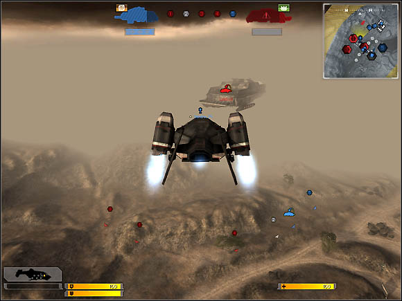 The second solution is to take an APC vehicle near enemy Titan and use the assault pod in order to boards the airship - Titan mode assumptions - Modes - Battlefield 2142 - Game Guide and Walkthrough