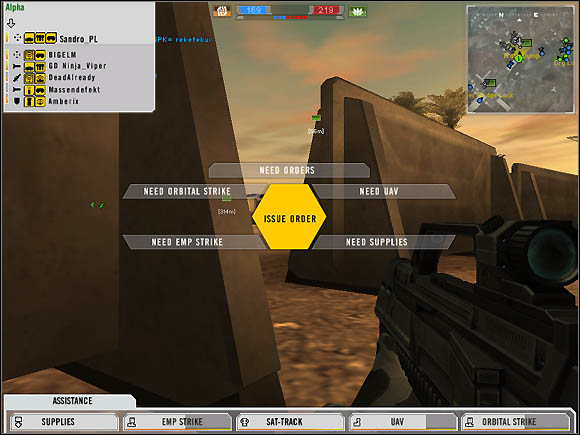 However, nothing prevents Squad Leaders from using the map of the battlefield - Squad Leader - Roles on the battlefield - Battlefield 2142 - Game Guide and Walkthrough