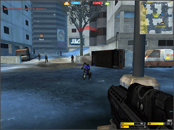 While fighting on a medium or long distance, use your backsight and muzzle boresight by pressing right mouse button - Aiming - Additional notes - Battlefield 2142 - Game Guide and Walkthrough